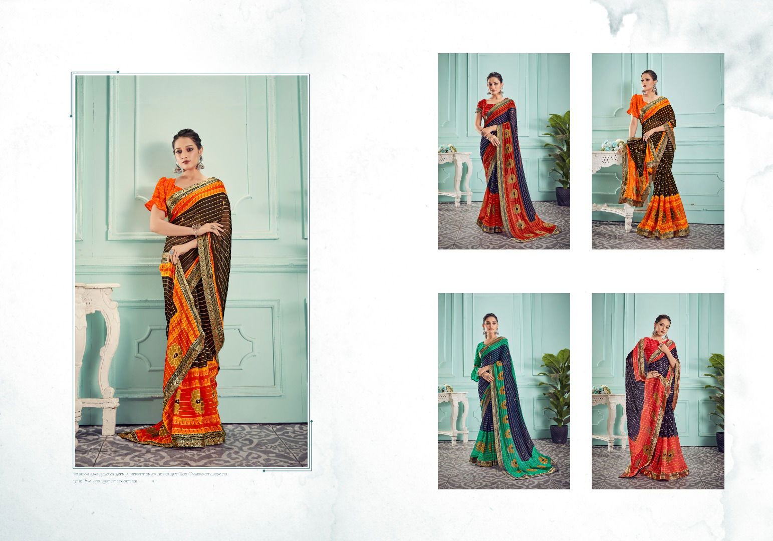 Shangrila By Ynf Georgette Daily Wear Sarees Catalog
